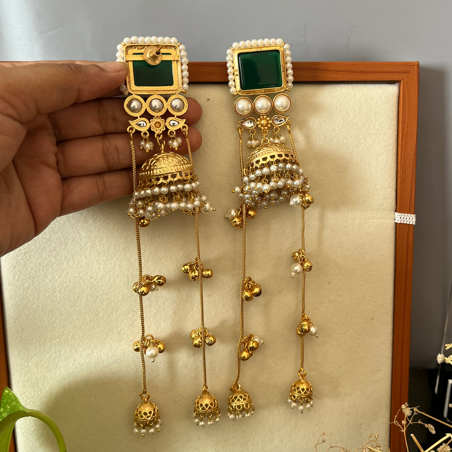 Kashmiri Ghungroo Jhumka Earrings