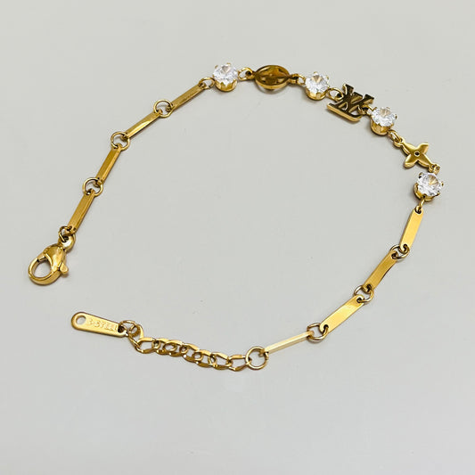 LV charm Chain Bracelet