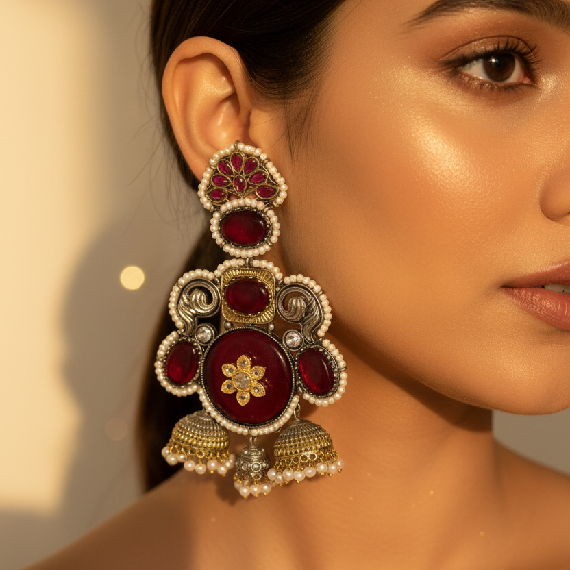 Surbhi Flower Earring