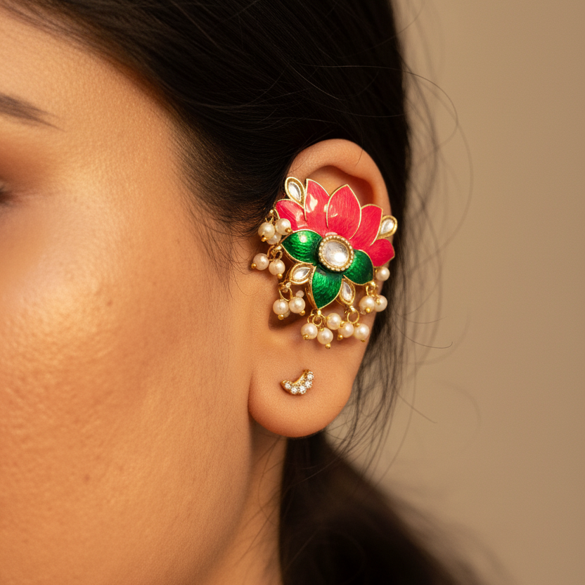 Lotus Bugadi Earrings