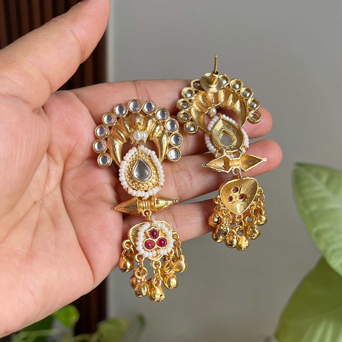 Small Ghungroo Kashmiri Earrings