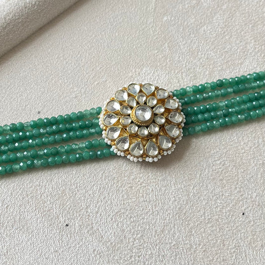 Ahmedabadi Kundan Bracelet