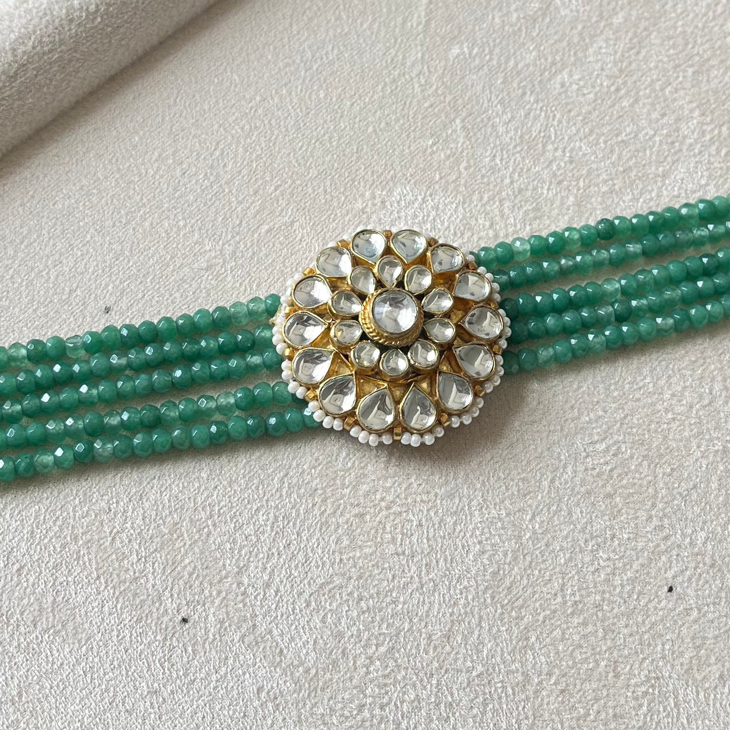 Ahmedabadi Kundan Bracelet