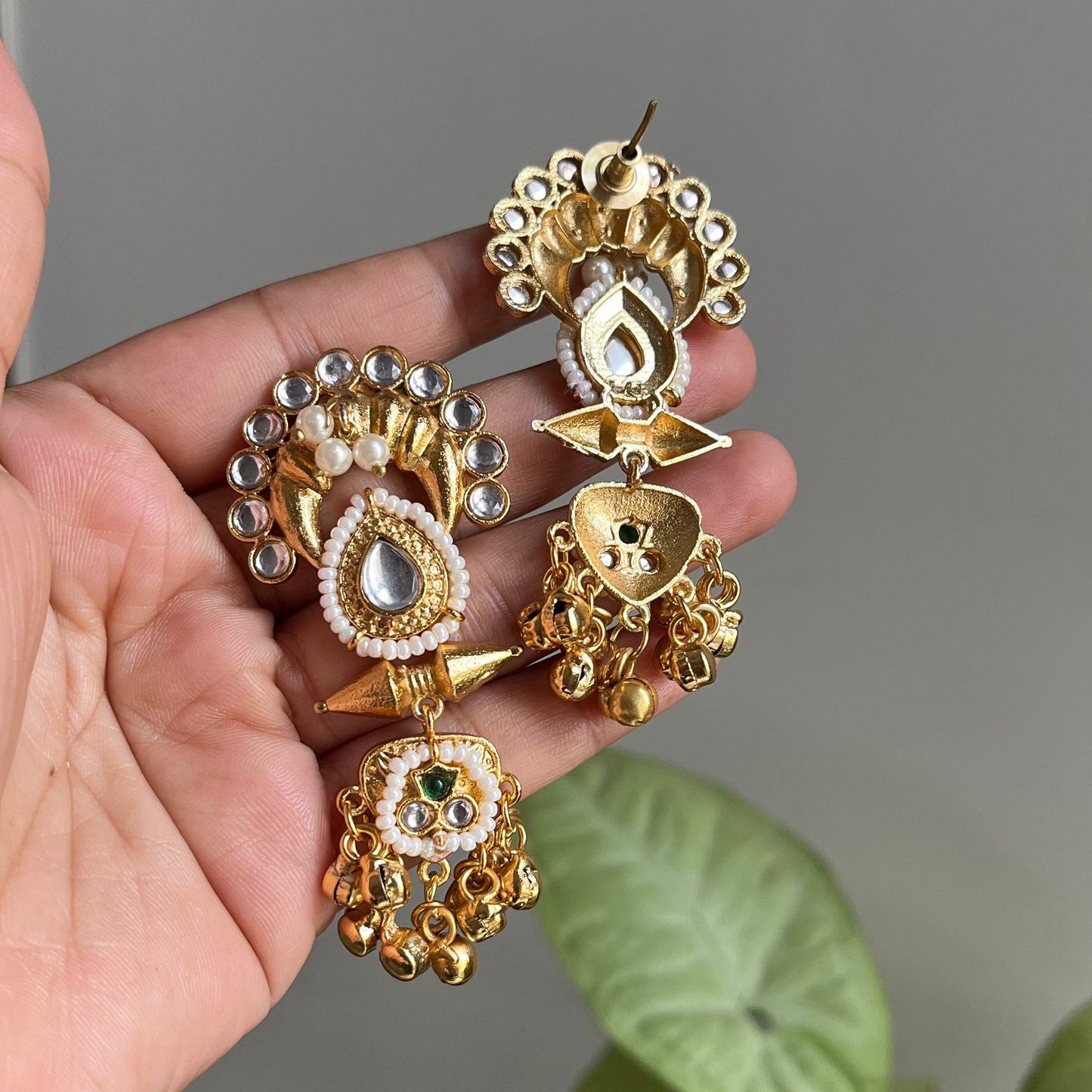Small Ghungroo Kashmiri Earrings