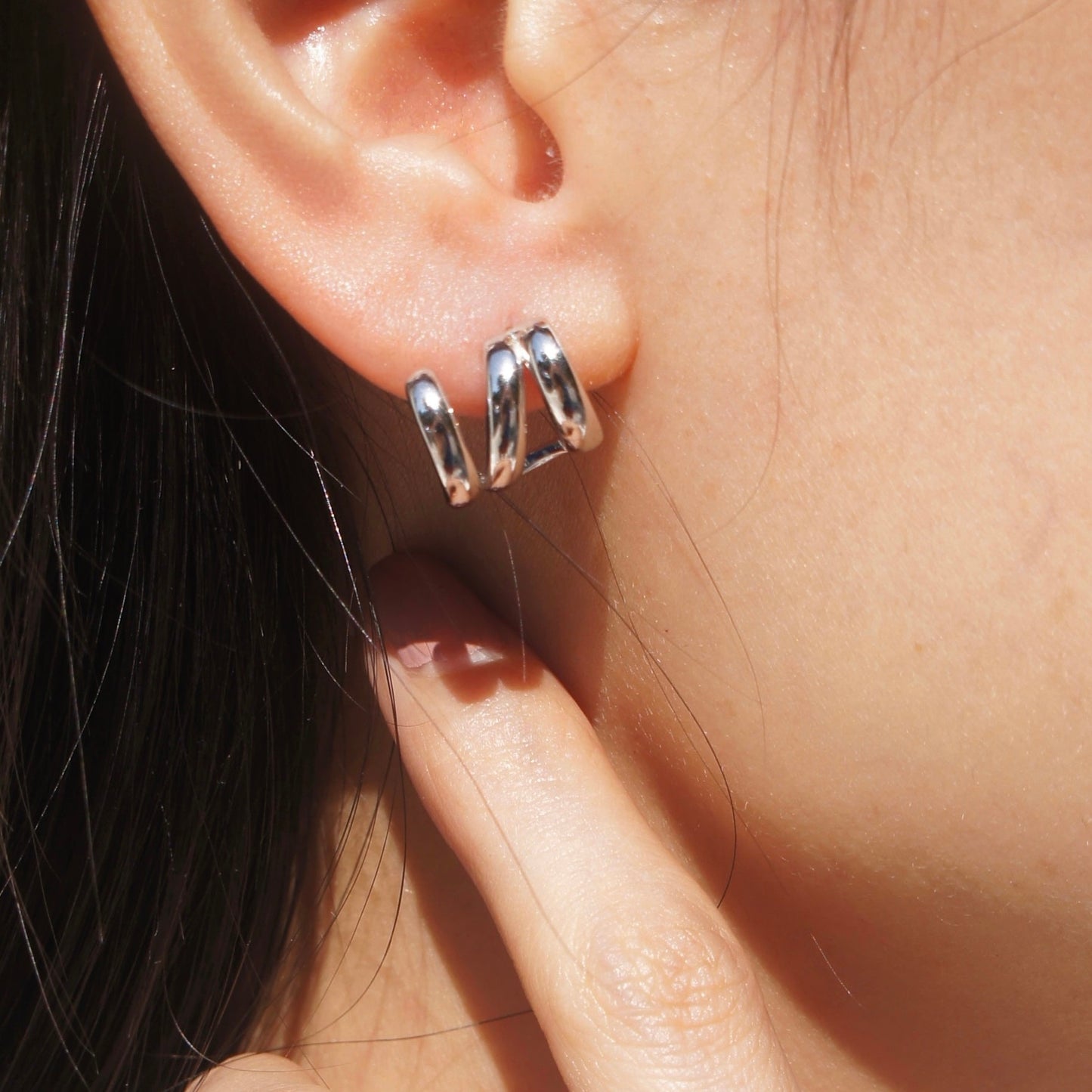 Silver Studs Earrings