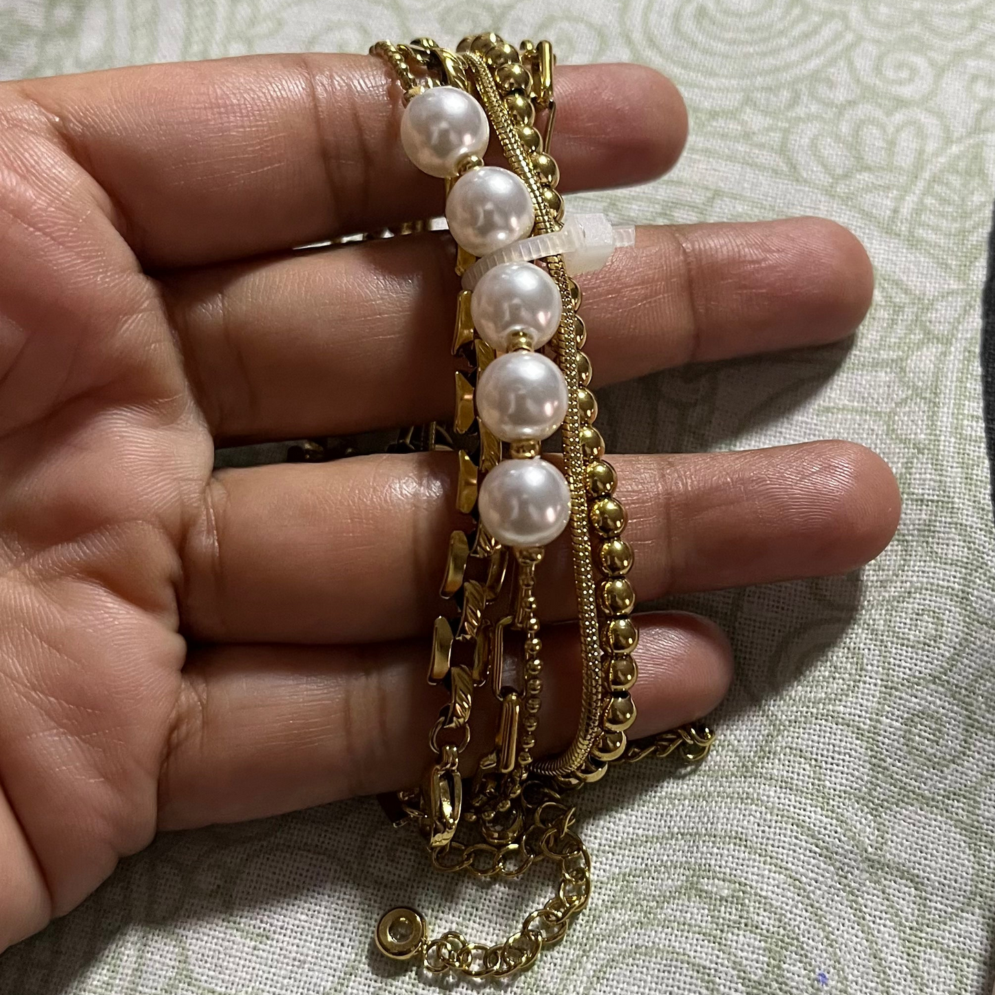 Set of 5 Stackable Chain Bracelet