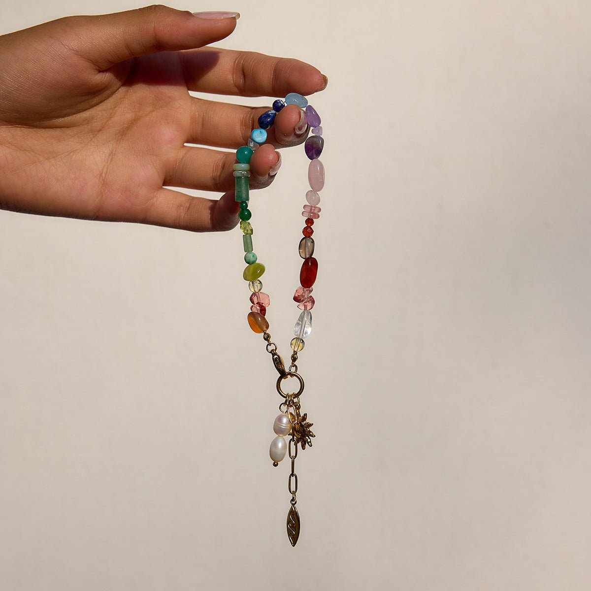 Multicolor Natural Beaded Bracelet