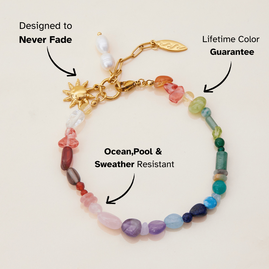 Multicolor Natural Beaded Bracelet