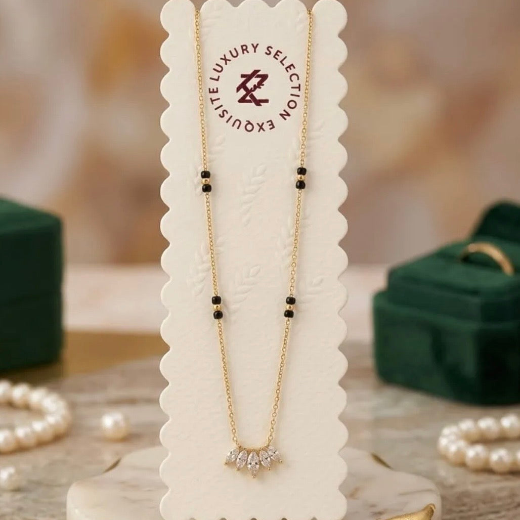 Antitarnish Sleek Lotus Mangalsutra