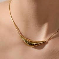 Antitarnish Gold Pendant Necklace