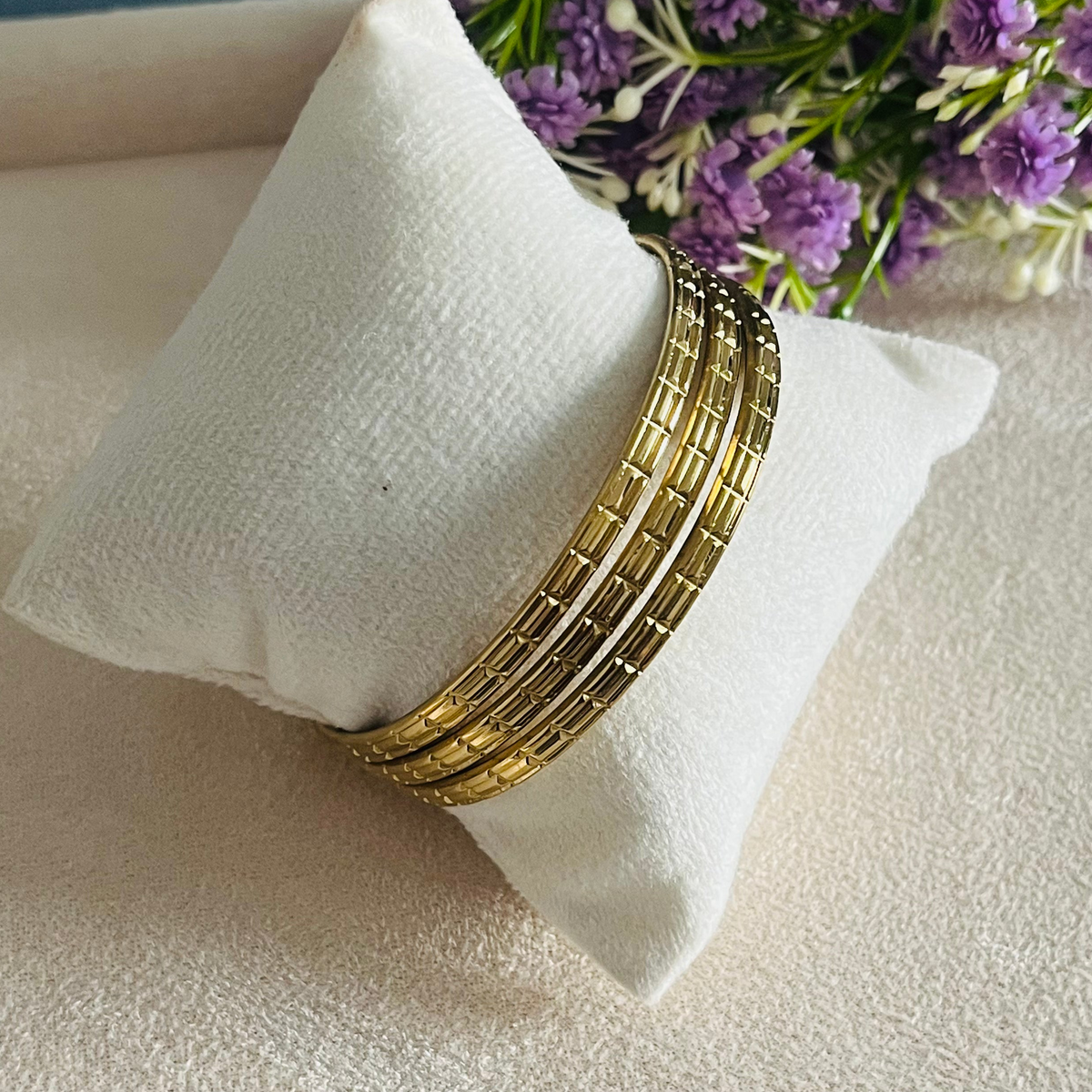 Set of 3 Gold Bangles
