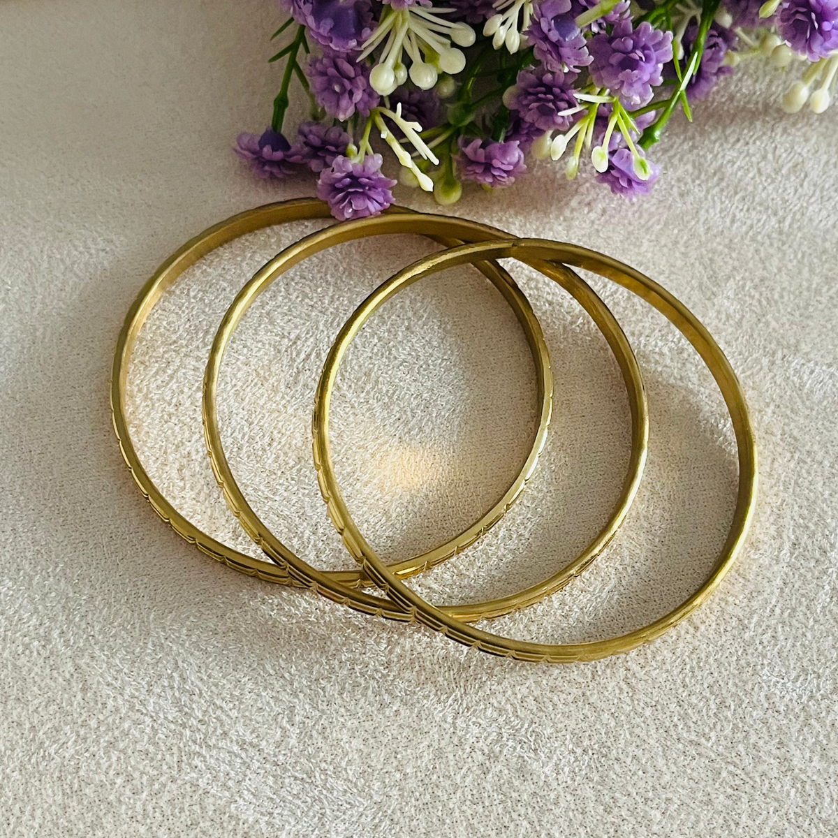 Set of 3 Gold Bangles