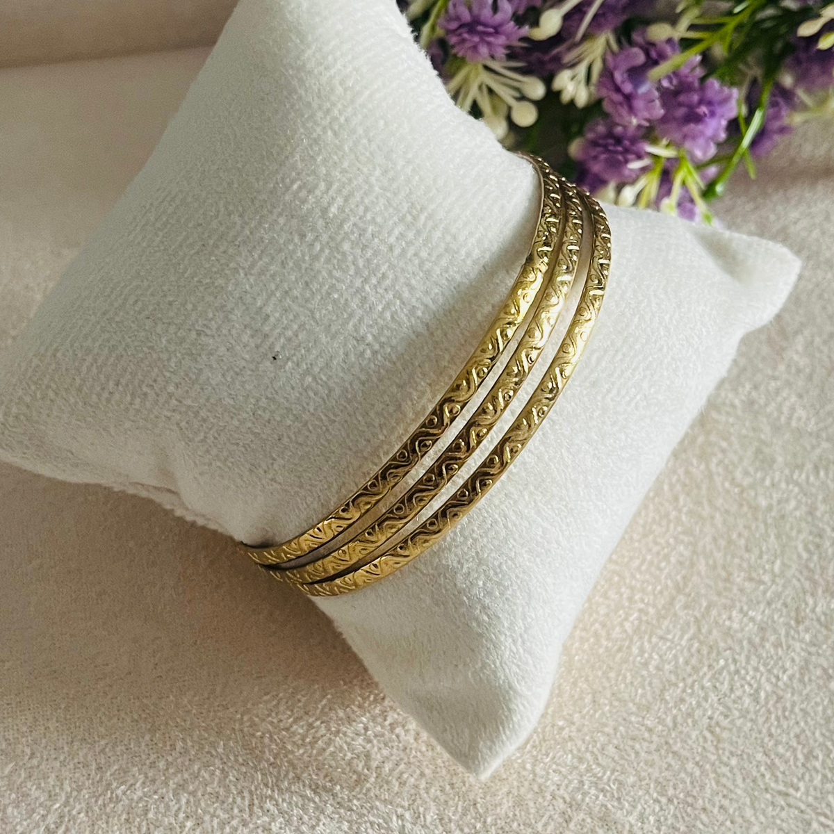 Set of 3 Gold Bangles