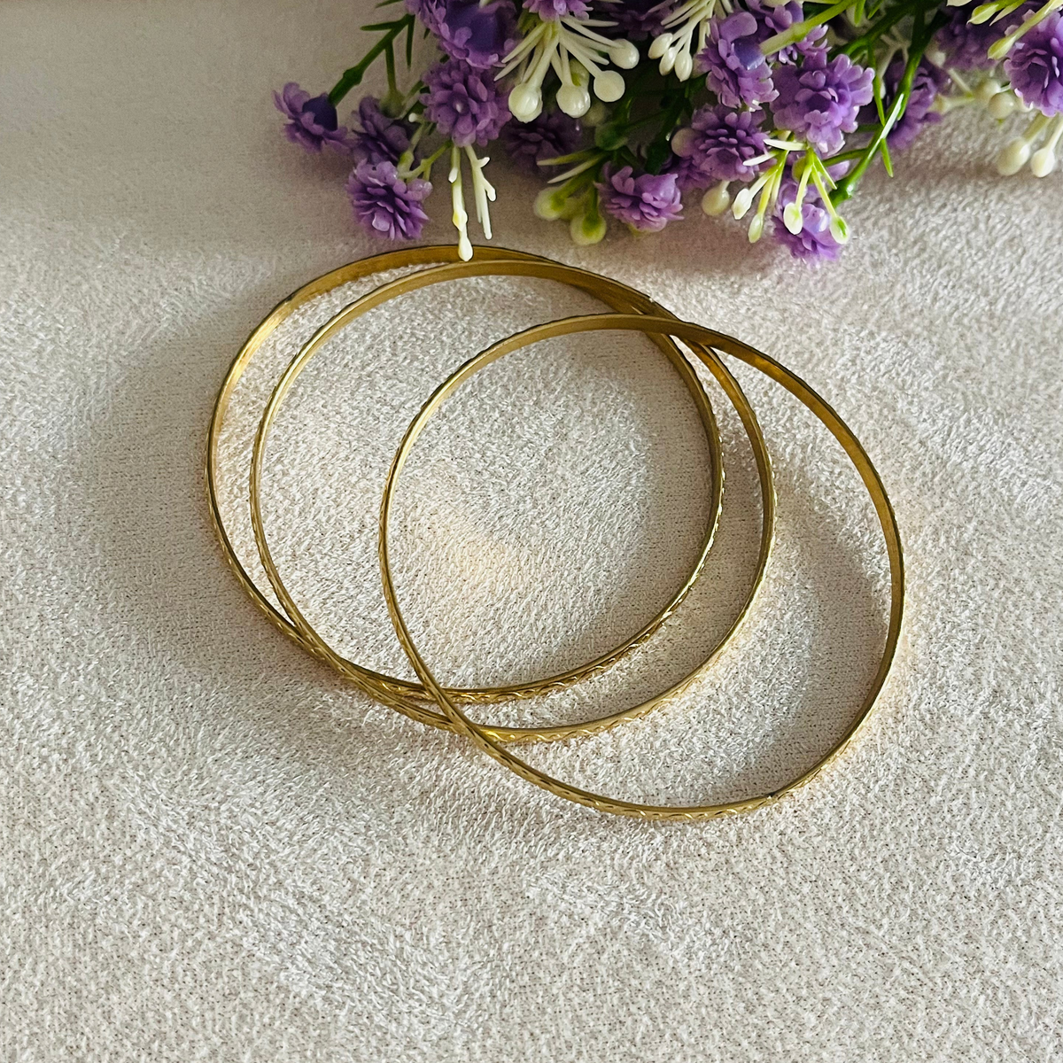 Set of 3 Gold Bangles