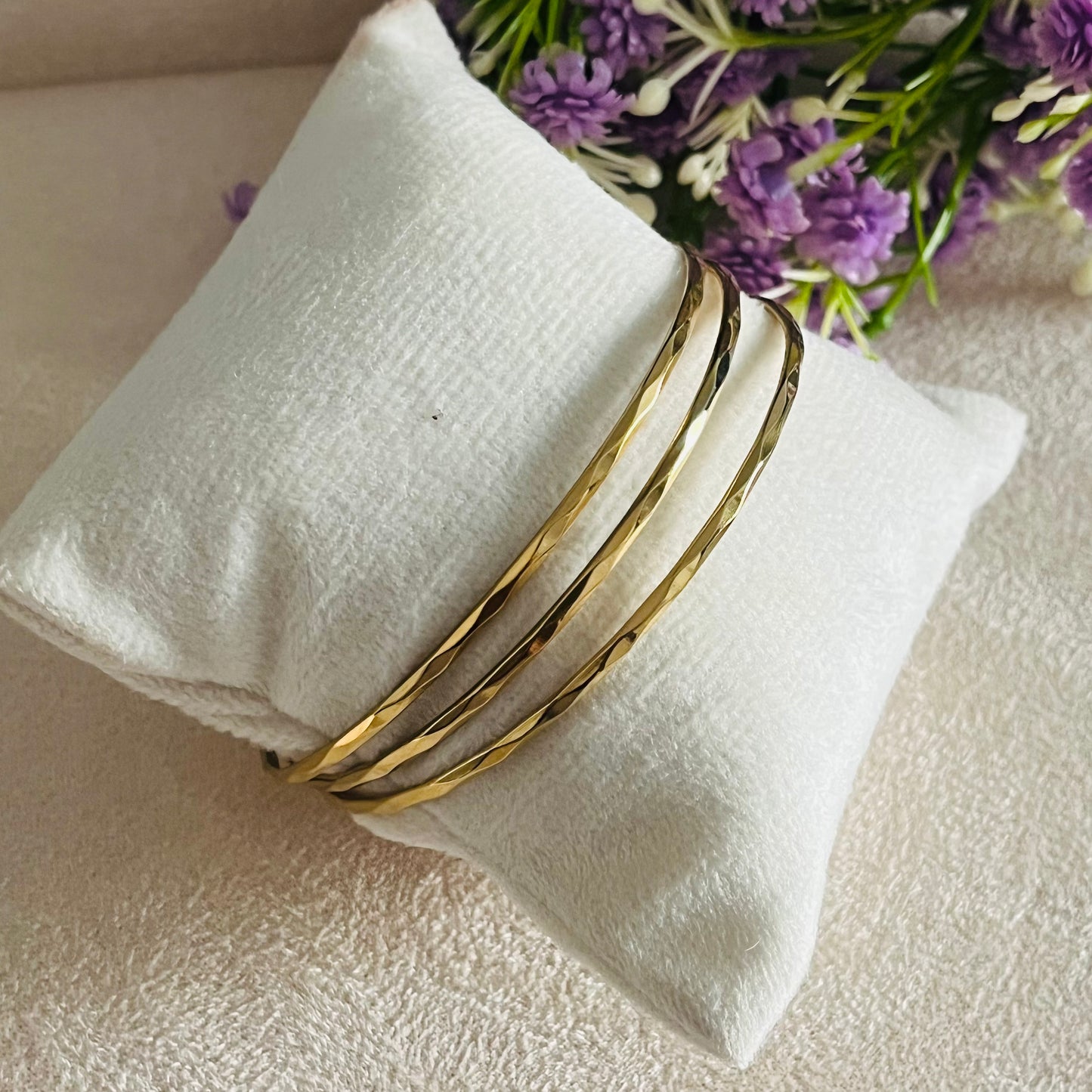Set of 3 Gold Bangles