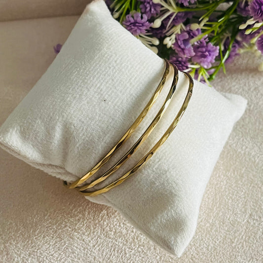 Set of 3 Gold Bangles