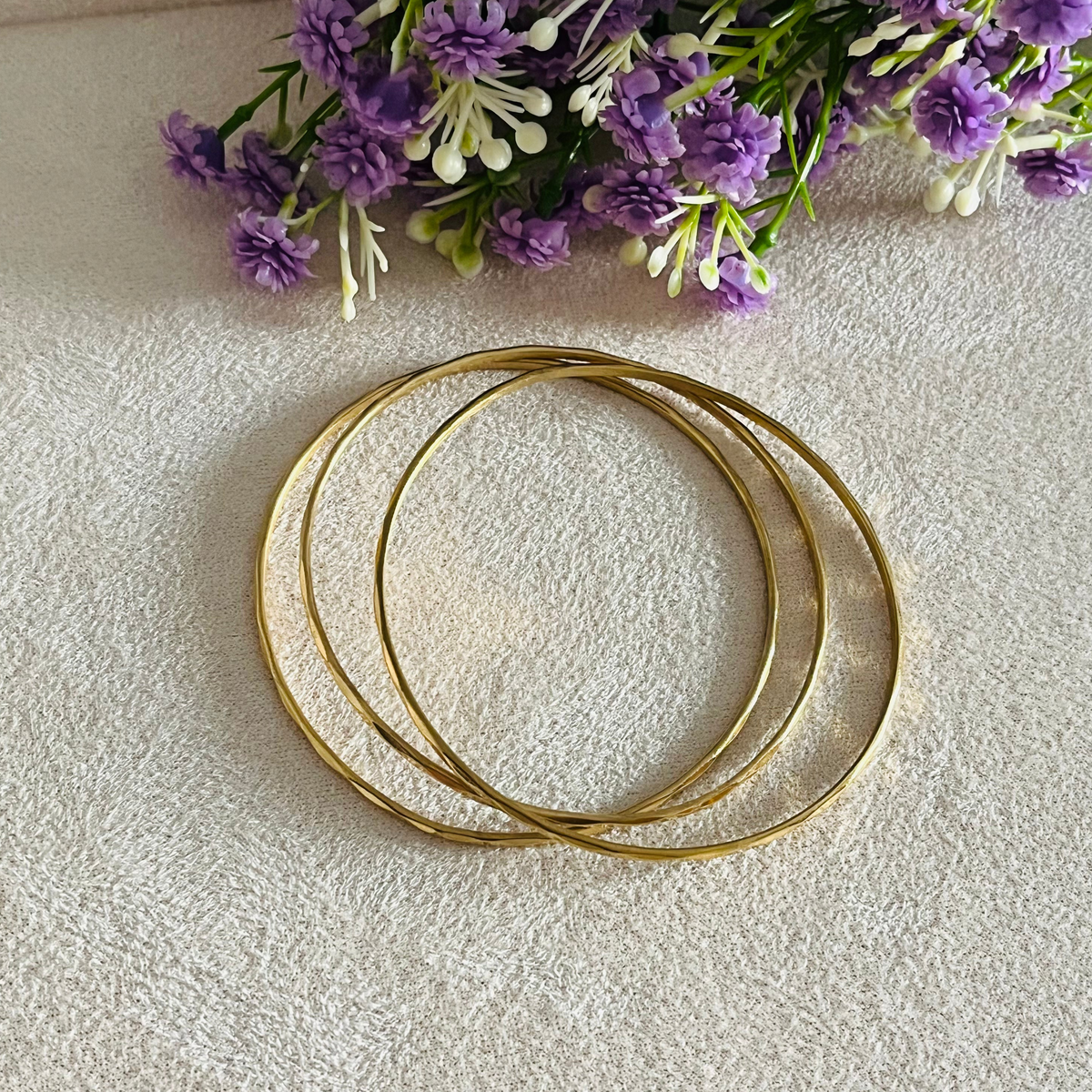Set of 3 Gold Bangles
