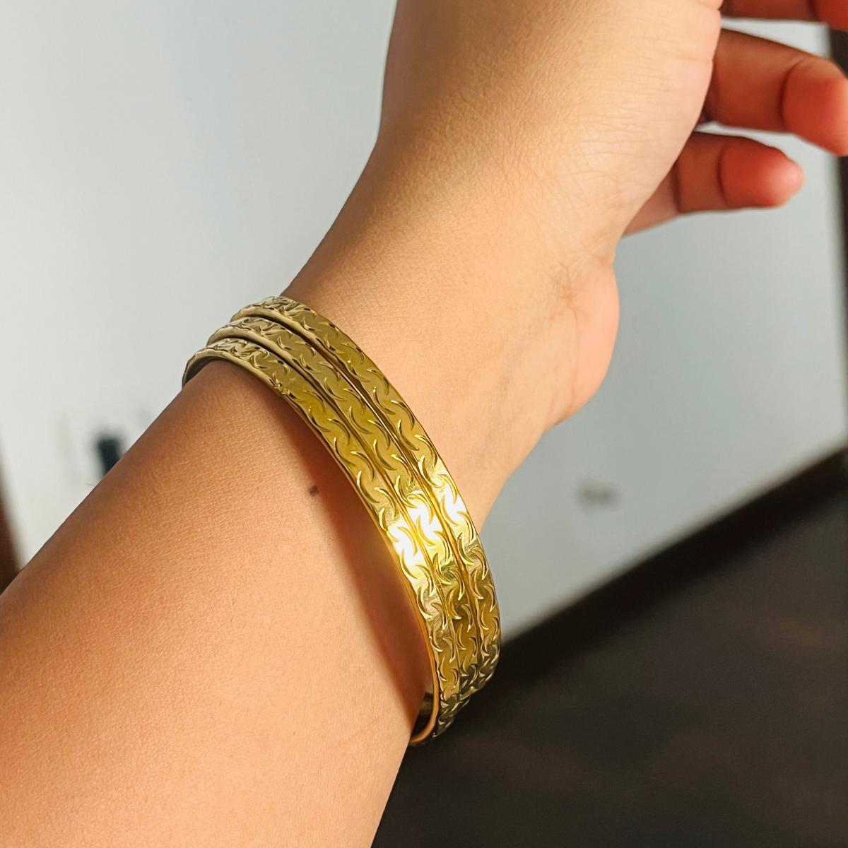 Set of 3 Gold Bangles