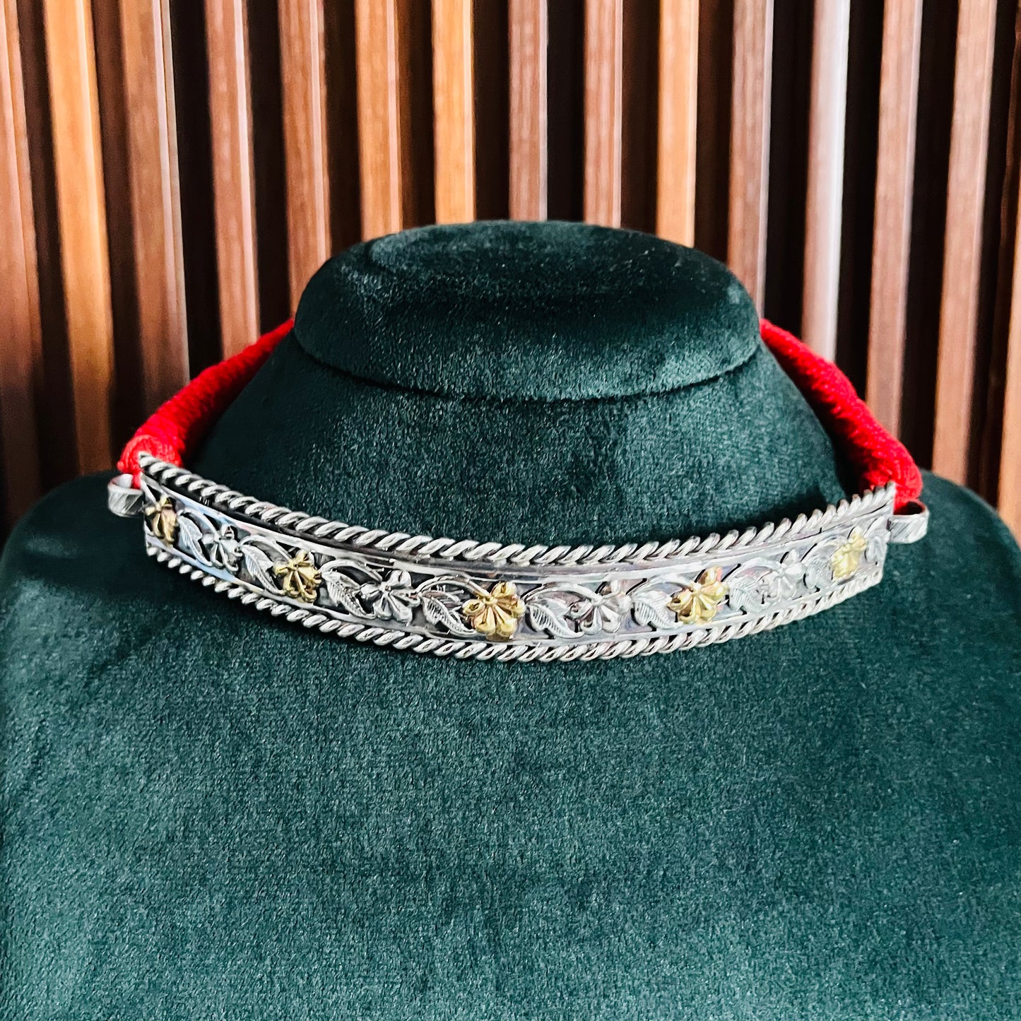 Dual Tone Silver Necklace