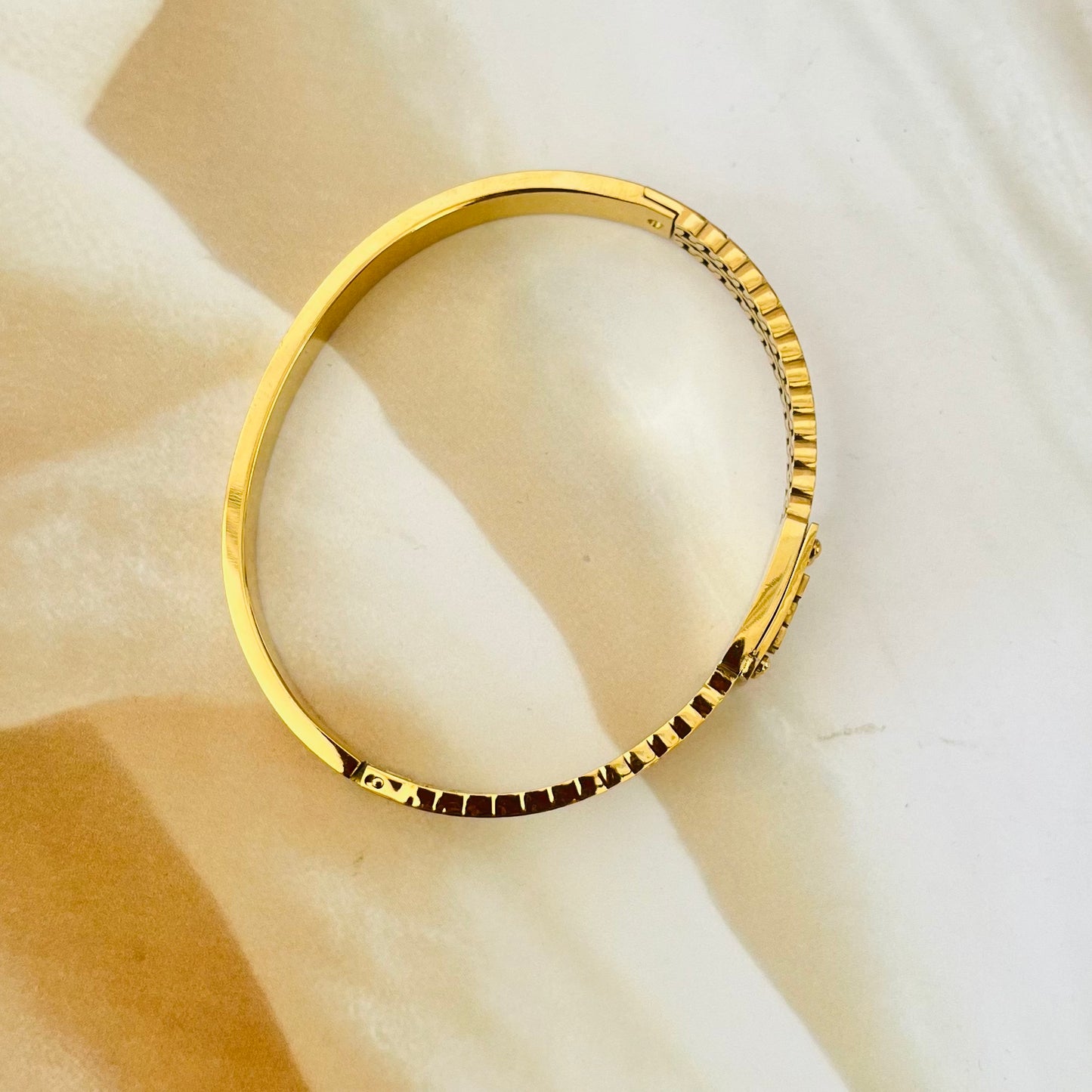 Brand Inspired Bangle Bracelet