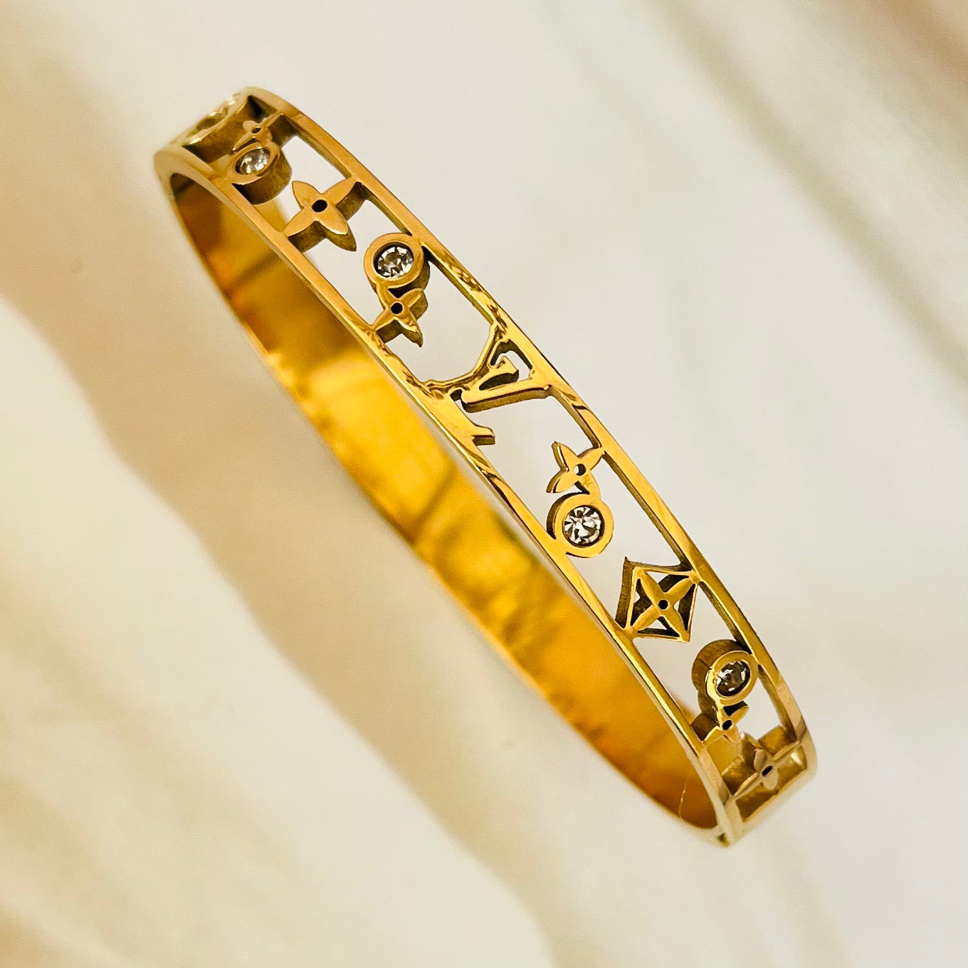 Brand Inspired Bangle Bracelet