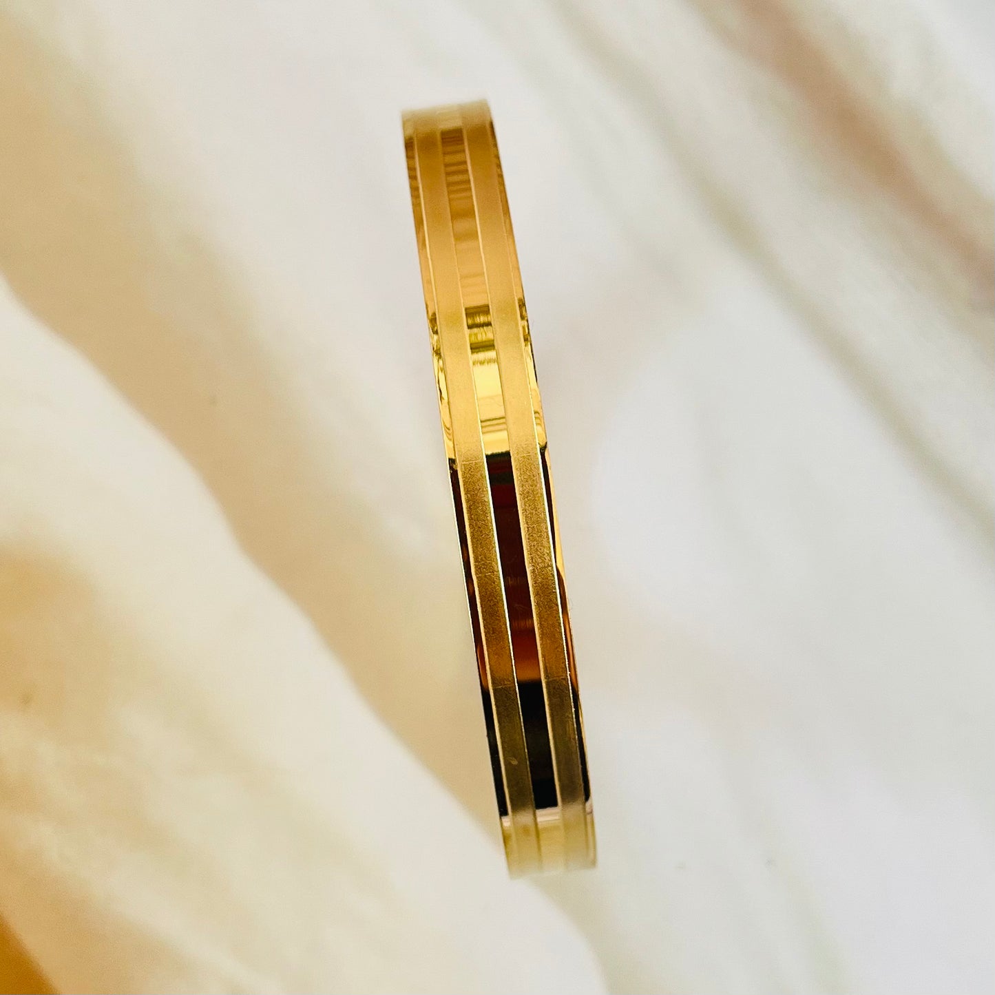 Solid Gold Bangle Bracelet