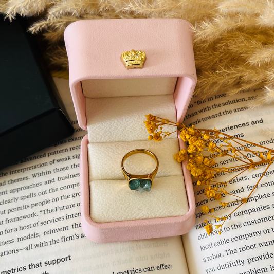 Mint Natural Stone Ring