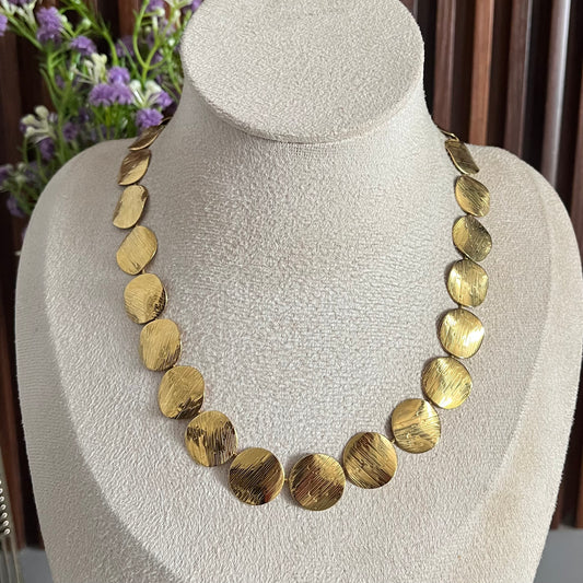 Gold Coin Antitarnish Necklace