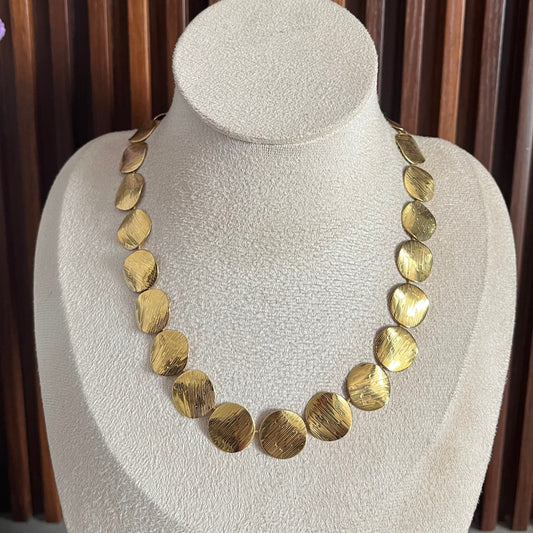 Gold Coin Antitarnish Necklace