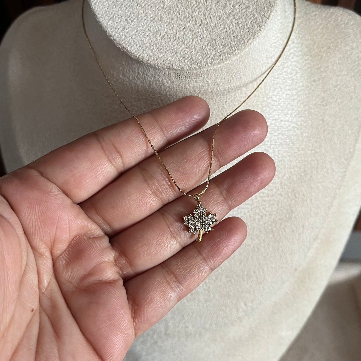 Chinar Leaf Chain Necklace