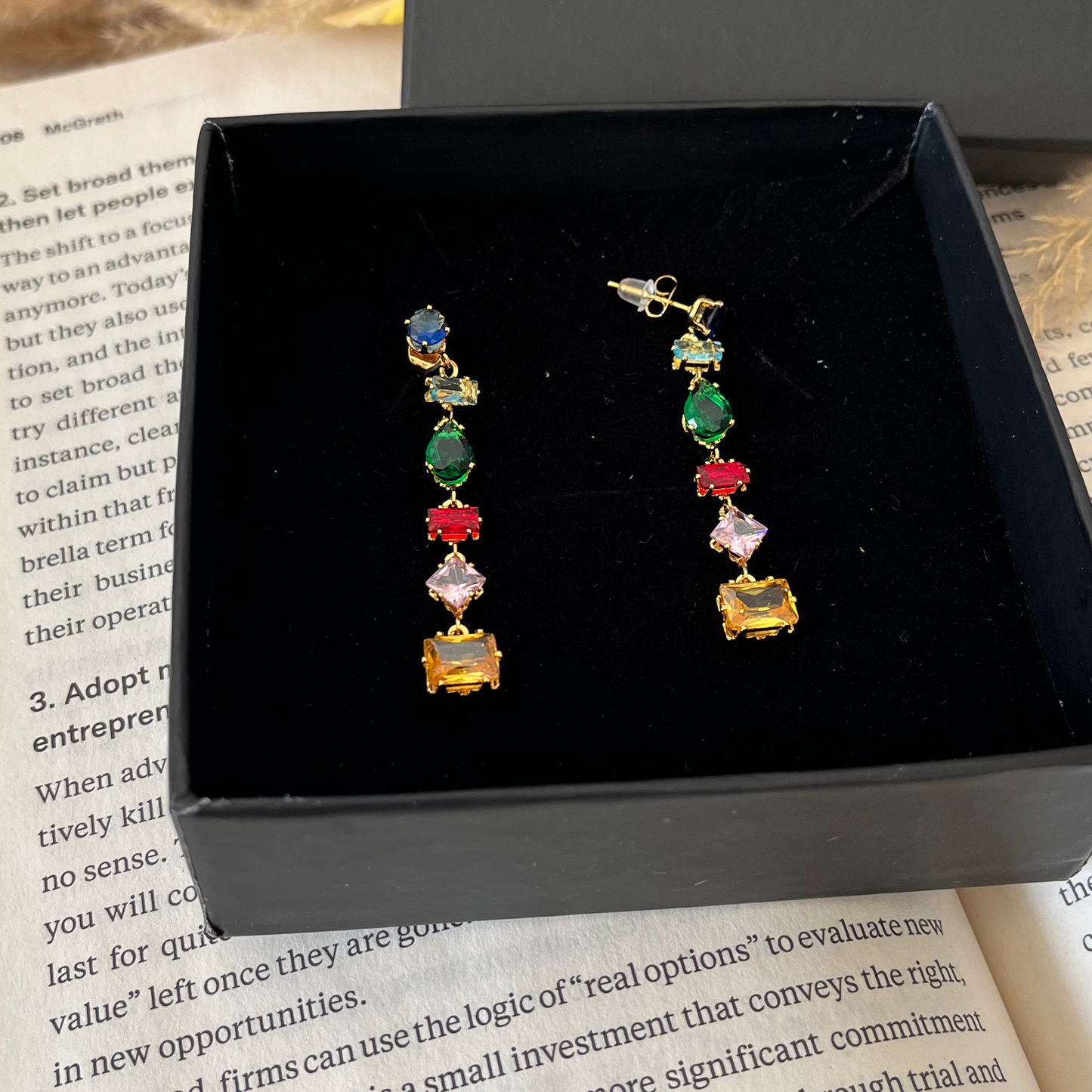 Multicolor Drop Earrings
