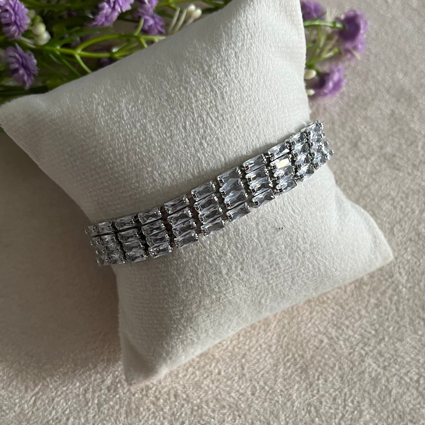 Tennis 4 Line Chain Bracelet