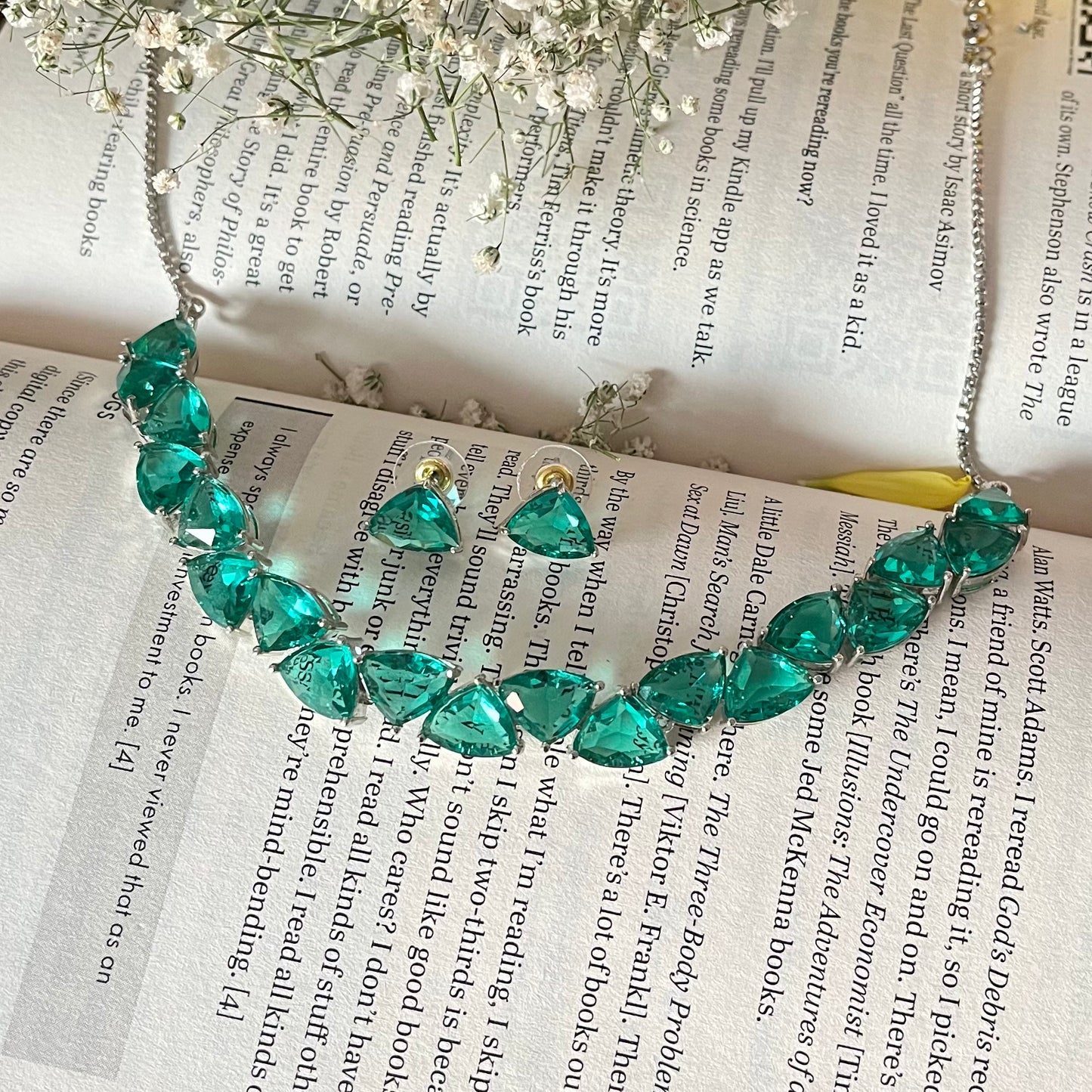 Sea Green Necklace Set