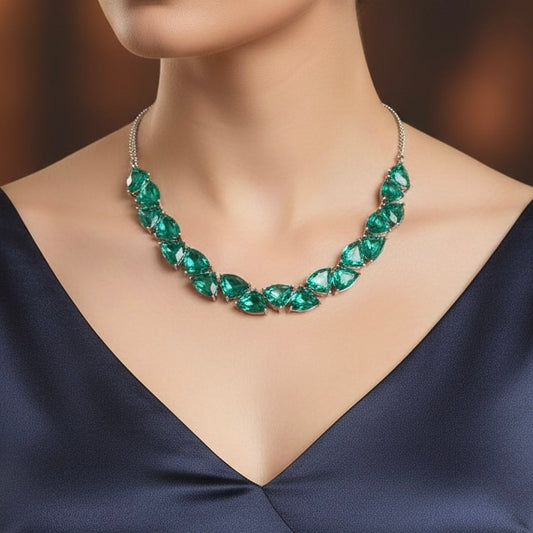 Sea Green Necklace Set