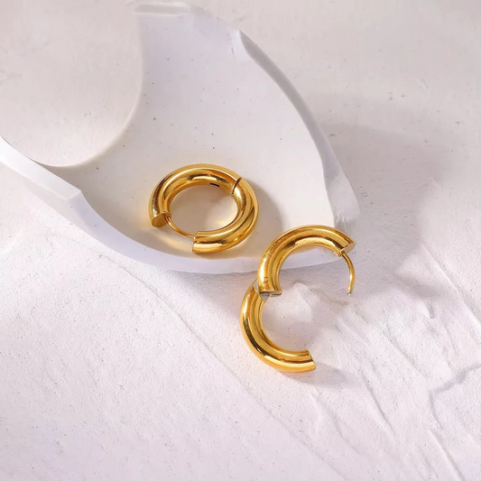 Classic Gold Hoop Earrings