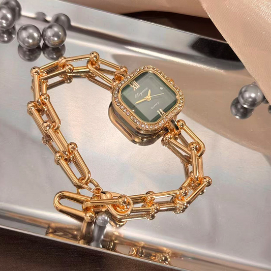 Green Dial Watch Bracelet
