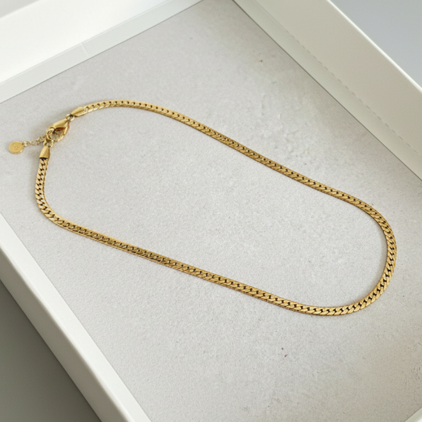 Unisex Gold Chain Necklace