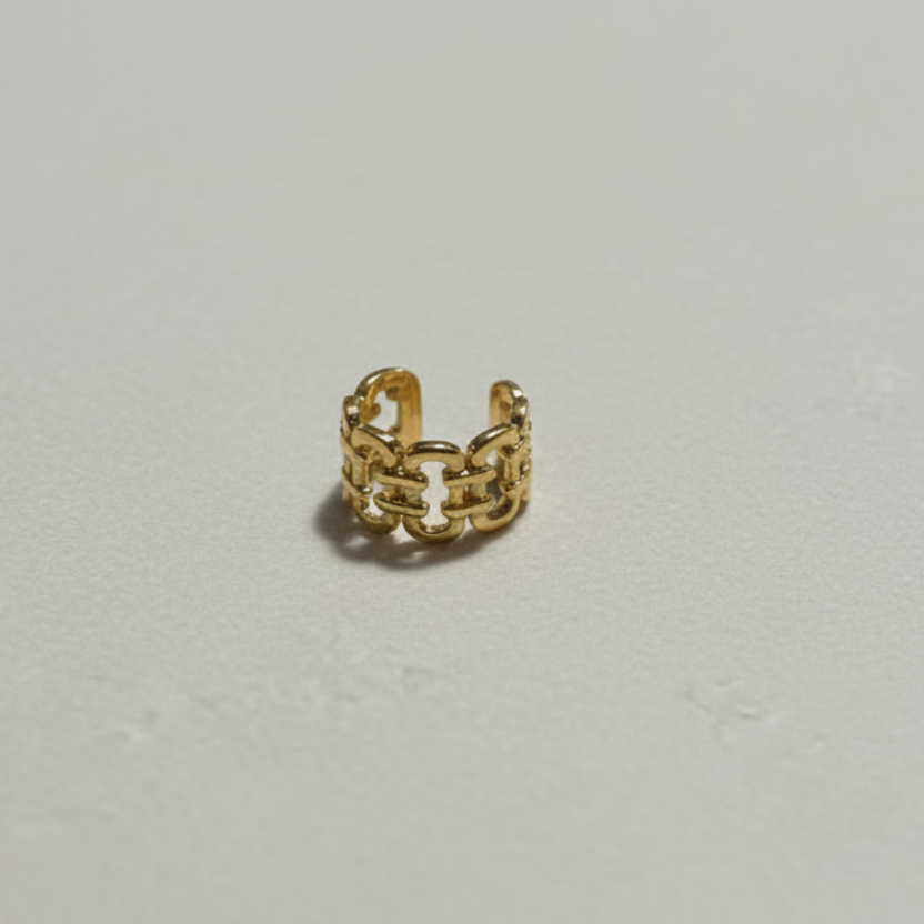 Gold Single Cuff Earring