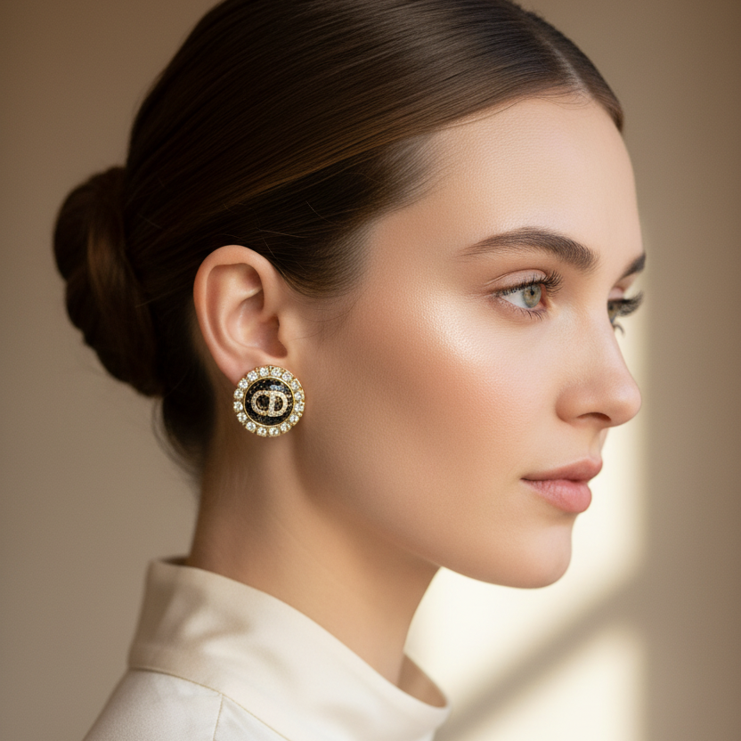 Brand Inspired Studs Earrings