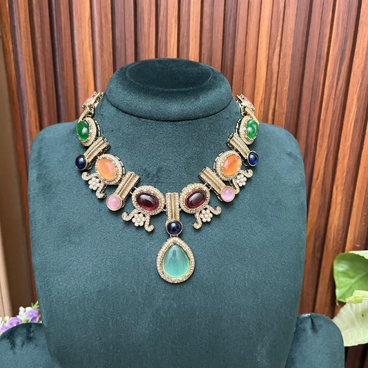Multicolor Sabyasachi Necklace Set