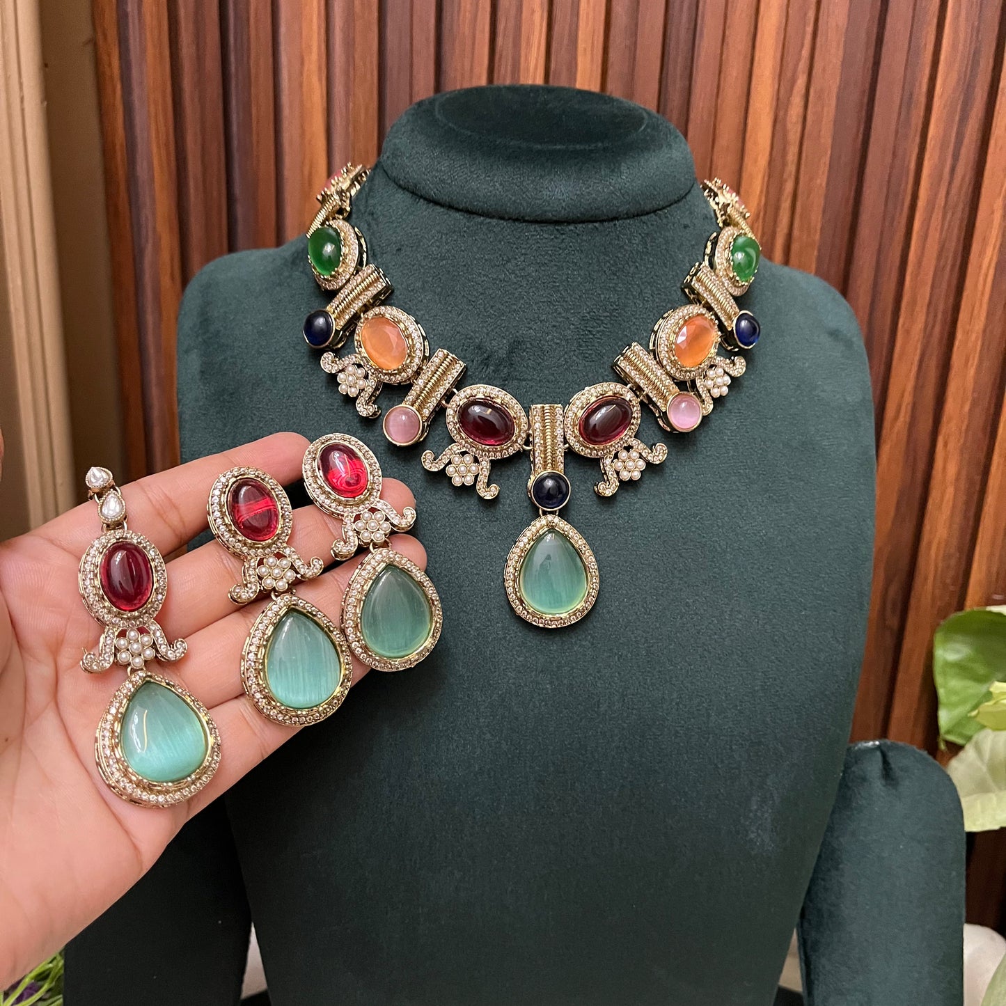 Multicolor Sabyasachi Necklace Set