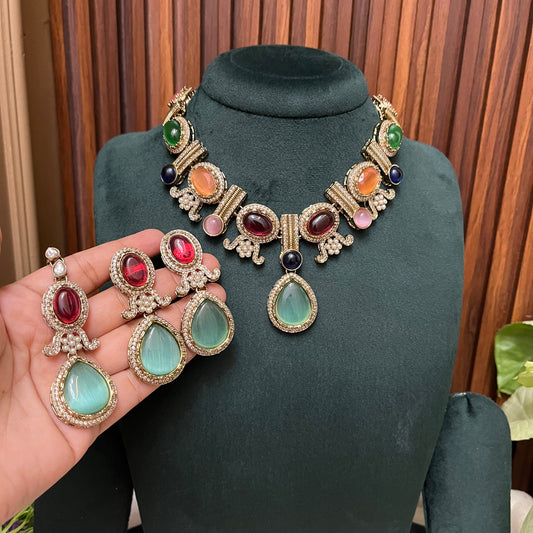 Multicolor Sabyasachi Necklace Set