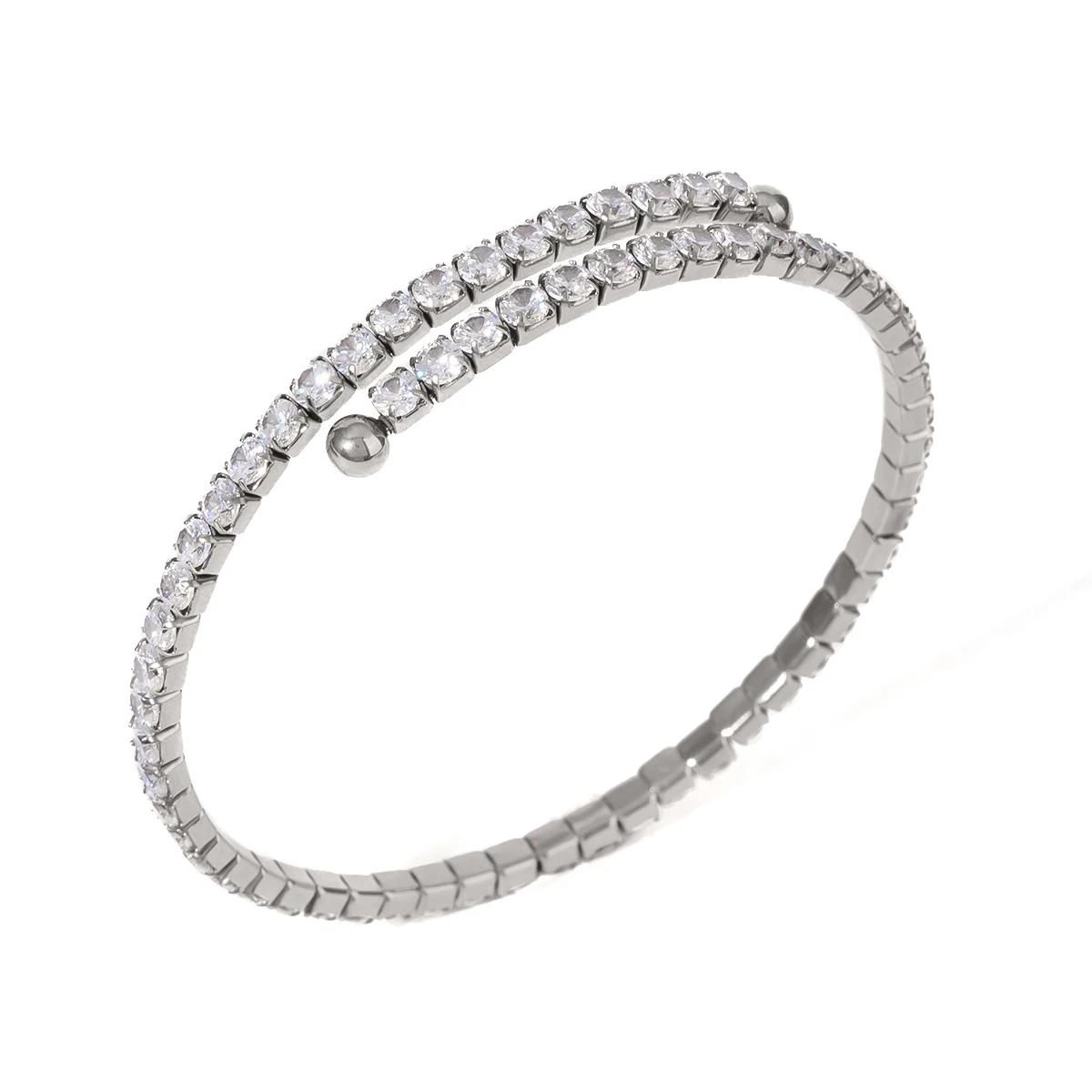 Luxe Silver Plated Adjustable Bracelet
