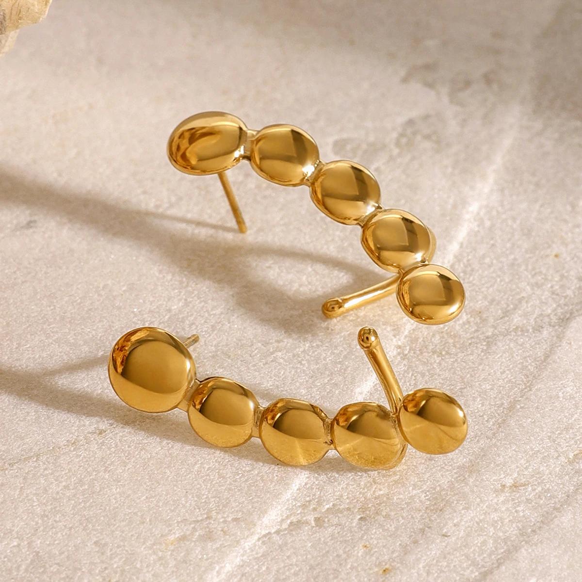 18K Gold Plated Earcuffs Earring