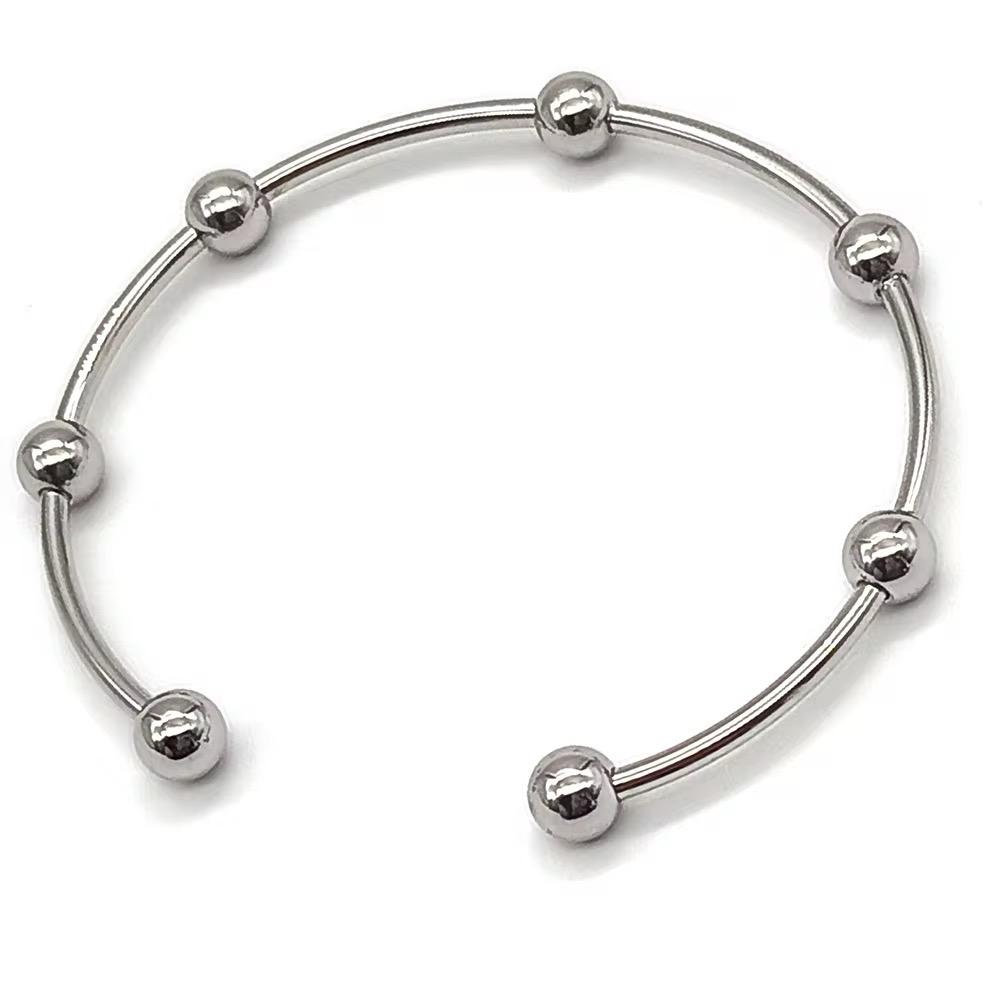 Luxe Silver Plated Adjustable Bracelet