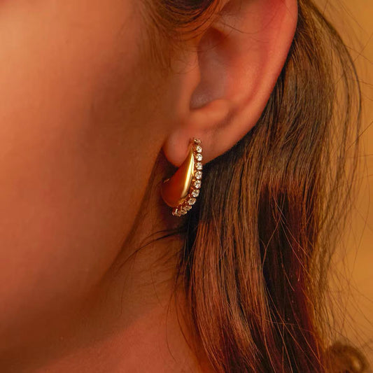 Luxe Kriti Tear Drop Earrings