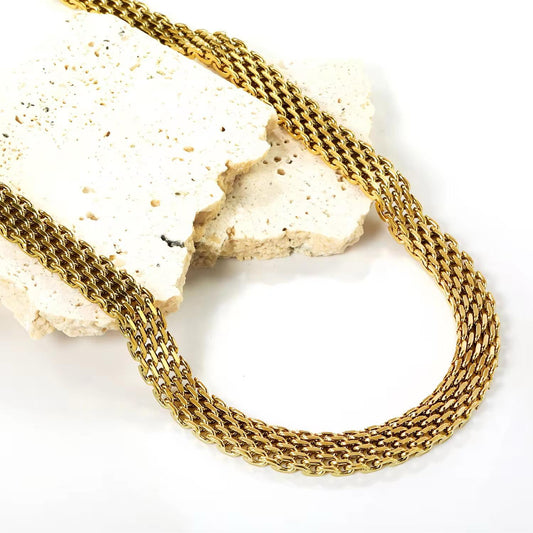 Luxe 18k Gold Chain Necklace