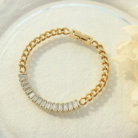 Luxe Gold Plated Adjustable Bracelet