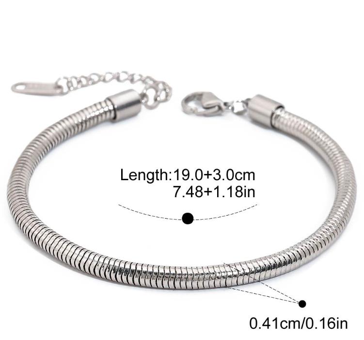 Silver Flexi  Bracelet