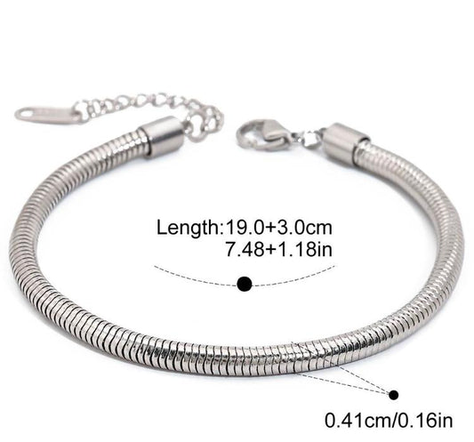 Silver Flexi  Bracelet